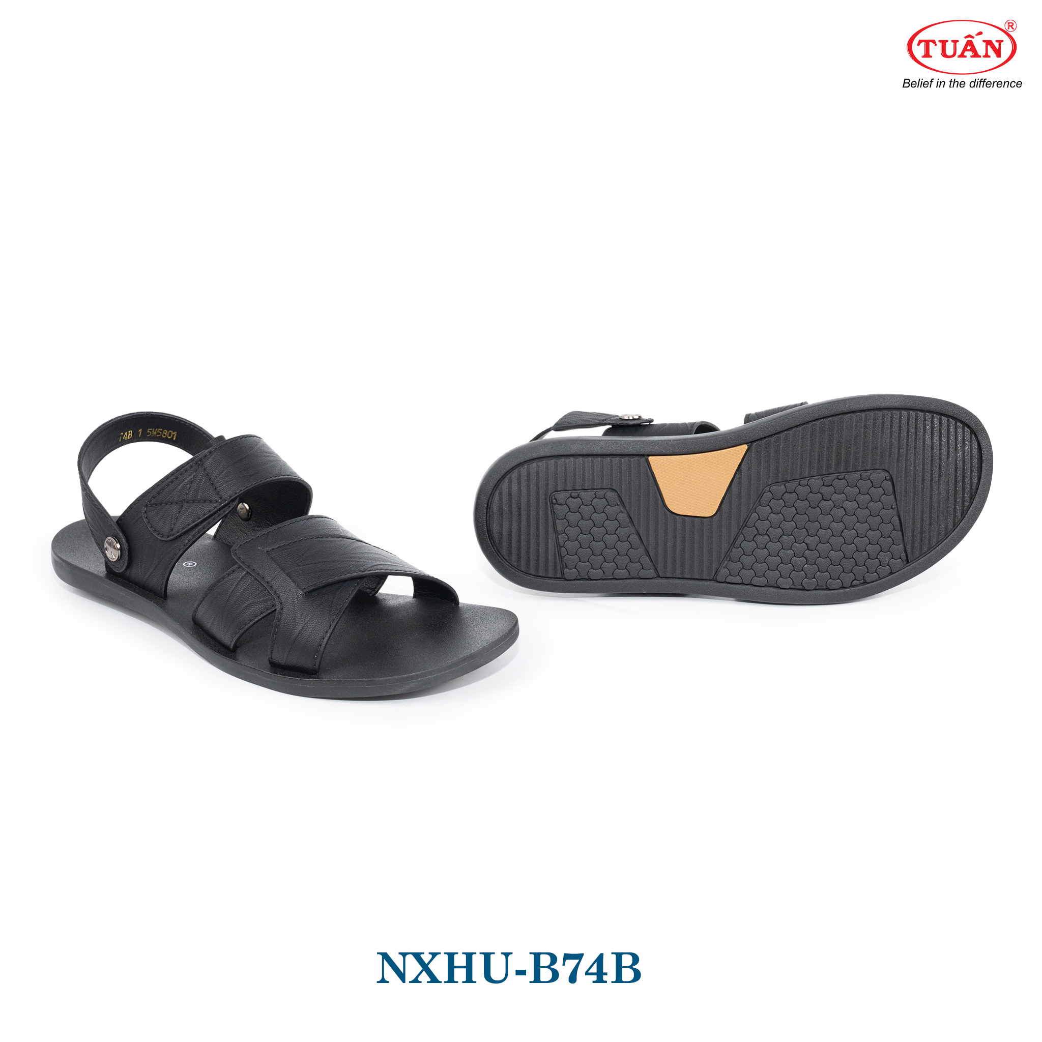 GIÀY SANDAL NAM NXHU-B74B - Ảnh 2