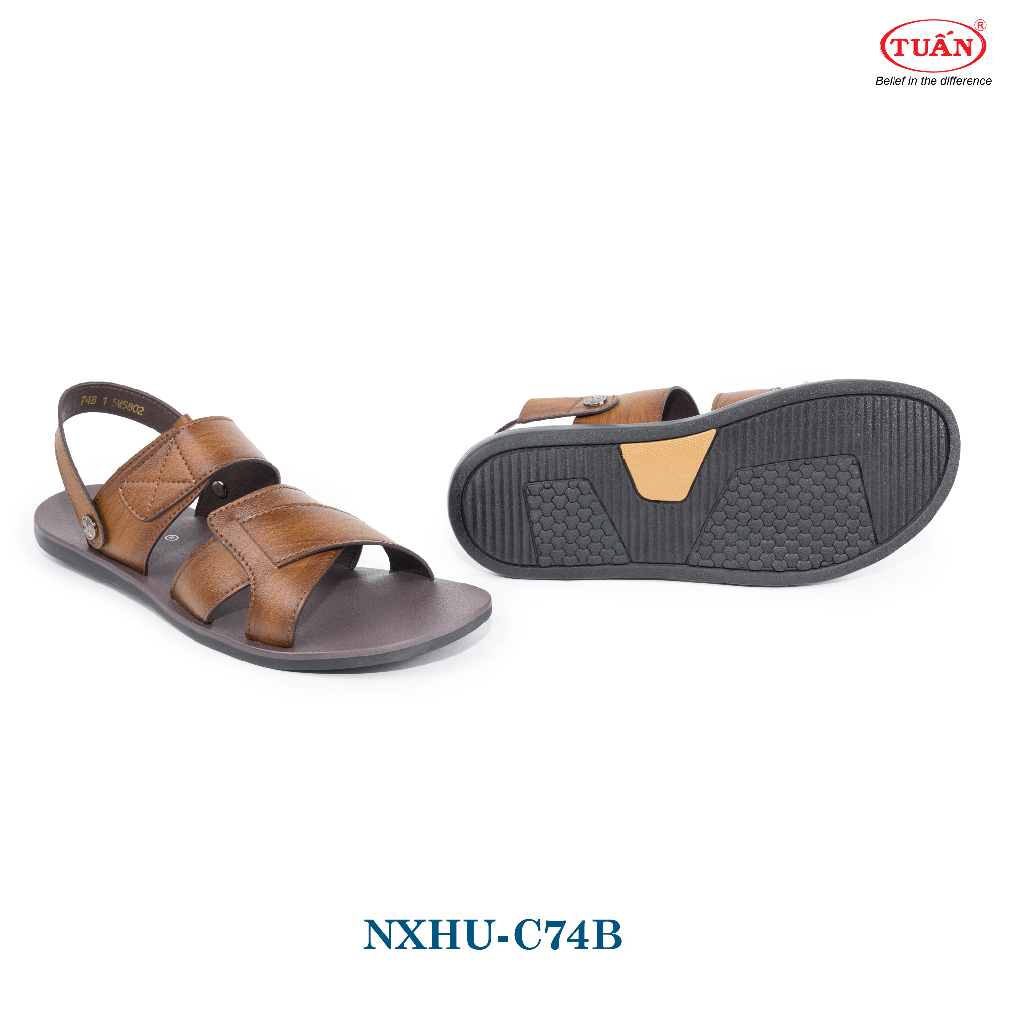 GIÀY SANDAL NAM NXHU-C74B - Ảnh 2