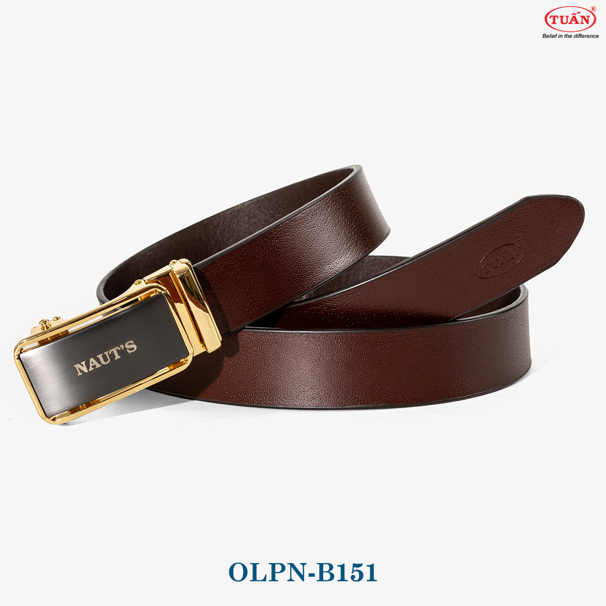 THẮT LƯNG NAM DA BÒ OLPN-B151