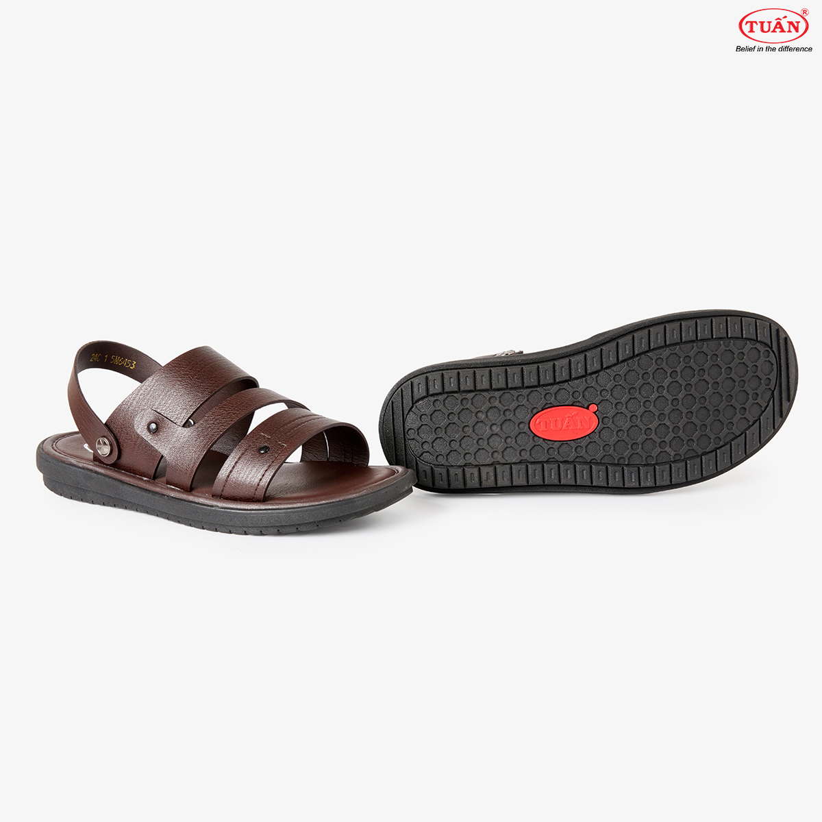 GIÀY SANDAL NAM DA BÒ NXHU-A24C