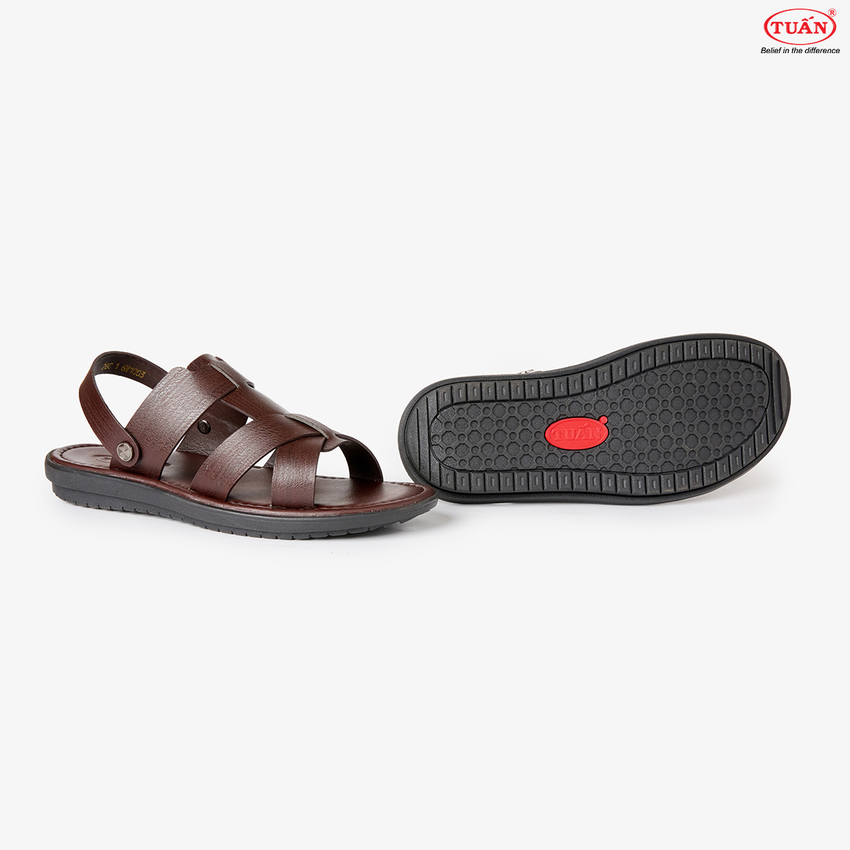 GIÀY SANDAL NAM DA BÒ NXHU-A26C